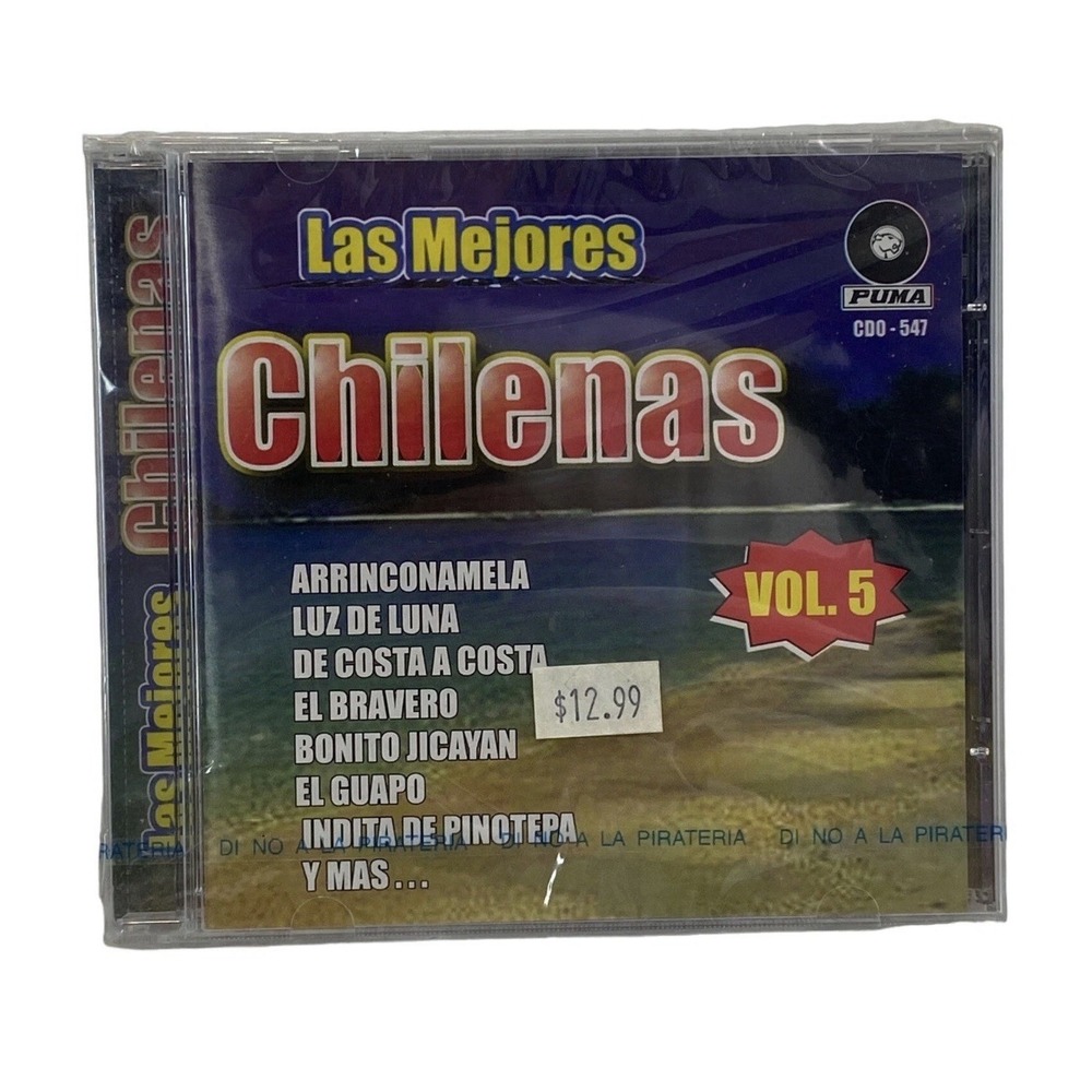 Various Artist Las Mejores Chilenas Vol 5‎ (2001, Puma) Spanish Latin New Sealed